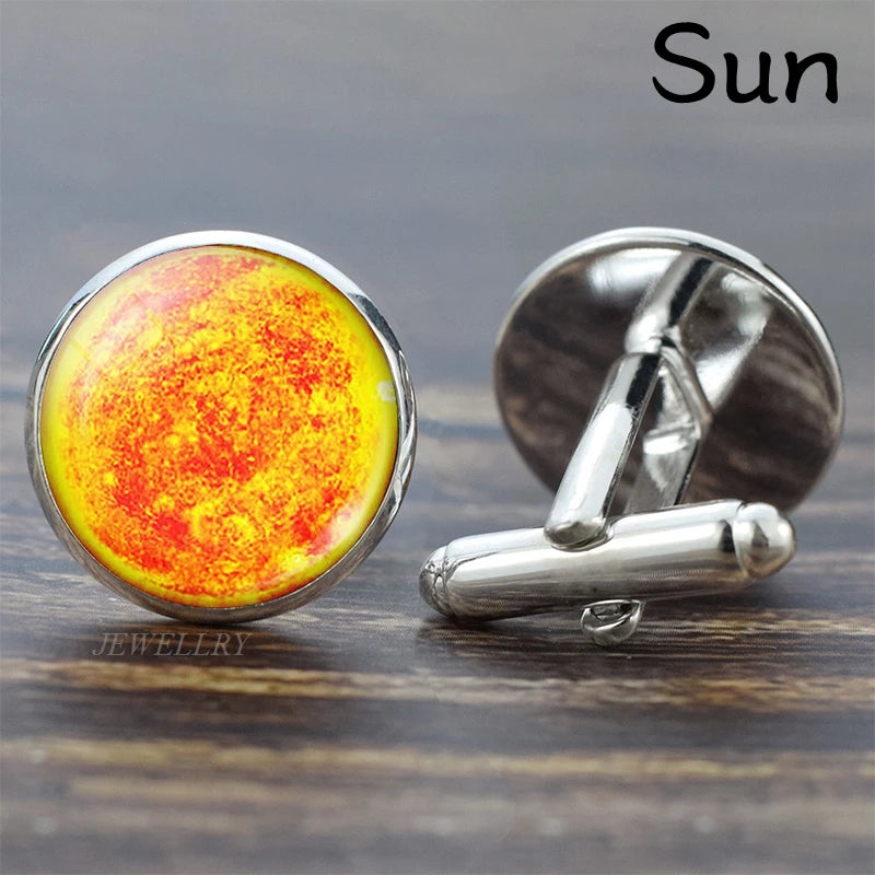 Celestial Cufflinks: A Universe on Your Sleeves