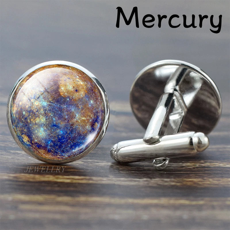 Celestial Cufflinks: A Universe on Your Sleeves
