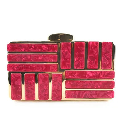 Clutch Acrylic Evening Bag Party
