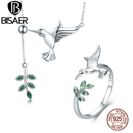 Enchanted Hummingbird Jewelry Set