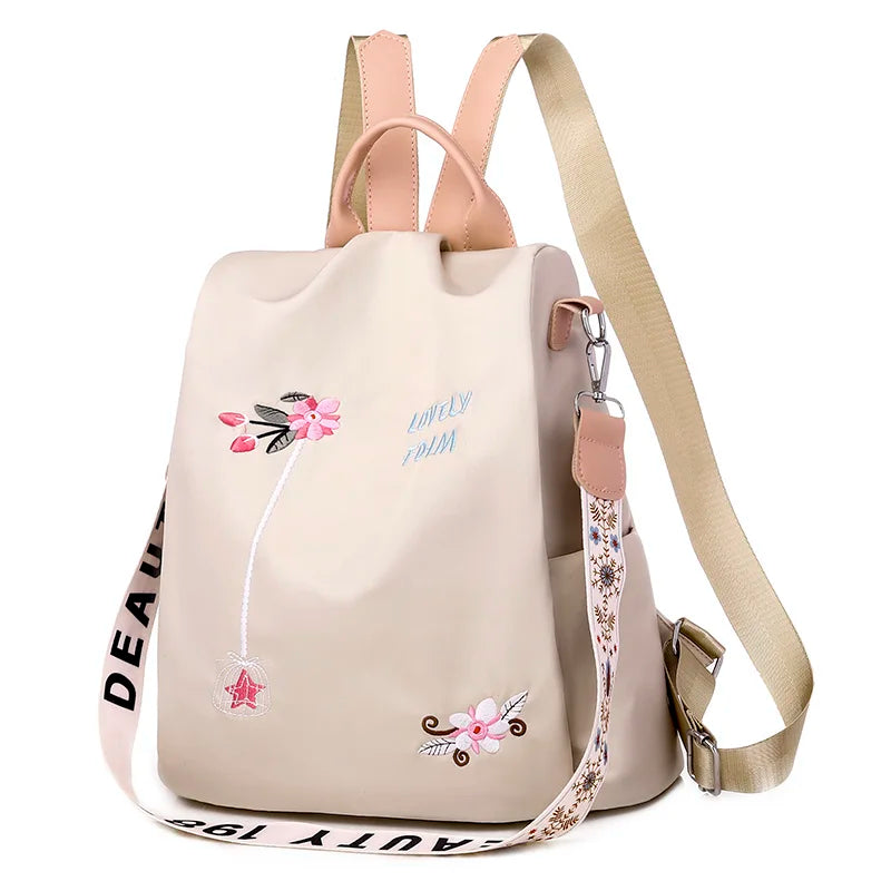 Embroidery and Print Waterproof Anti-Theft  Backpacks and Tote Bags